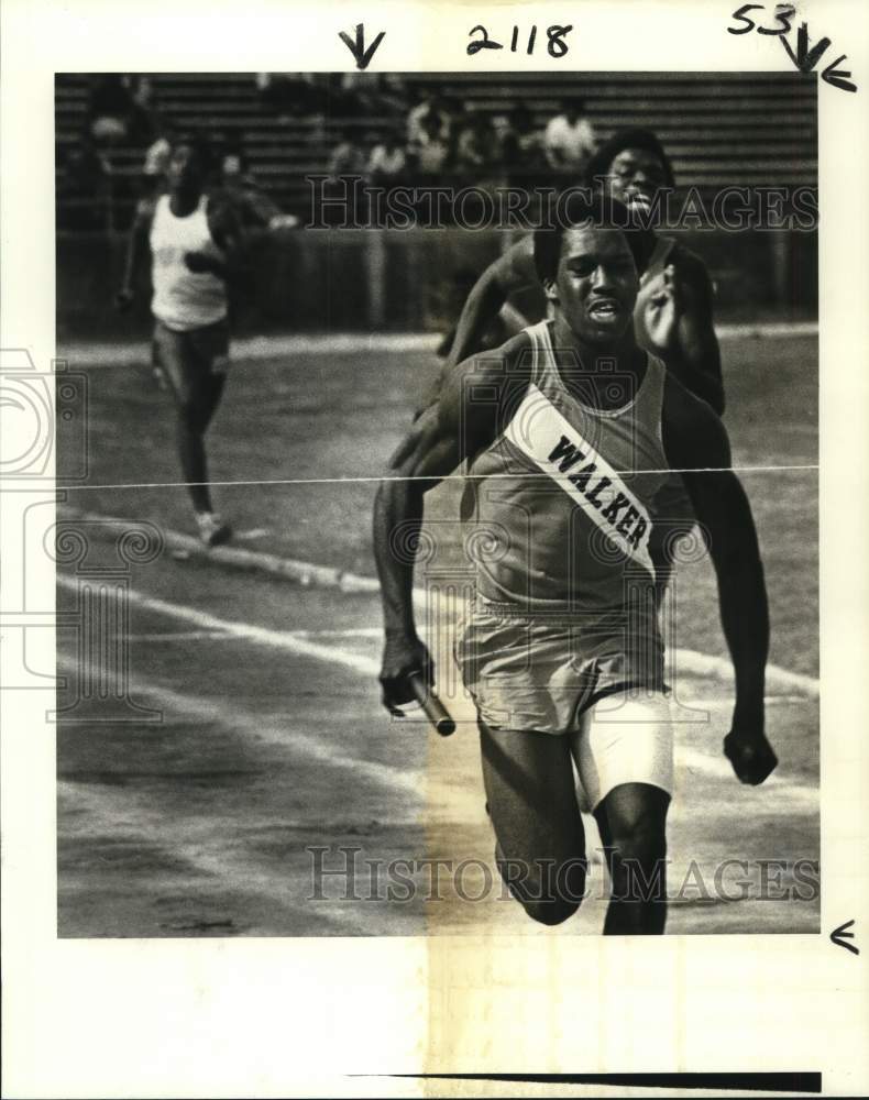 1981 Press Photo Walker&#39;s Jeffery Tyler, 400-meter man of year in AAAA- Historic Images