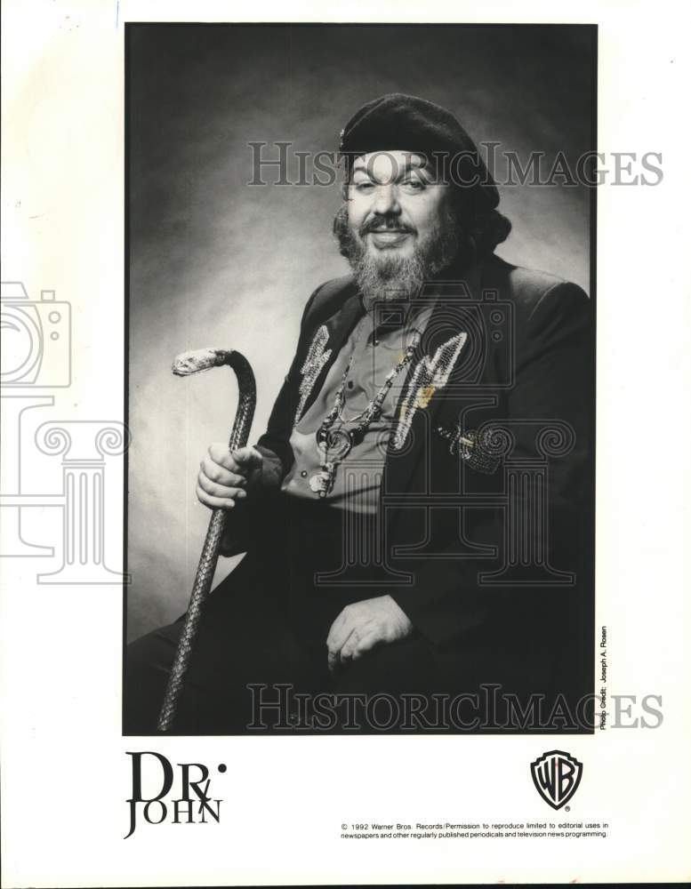 1992 Press Photo Dr. John, musician - noc76748
