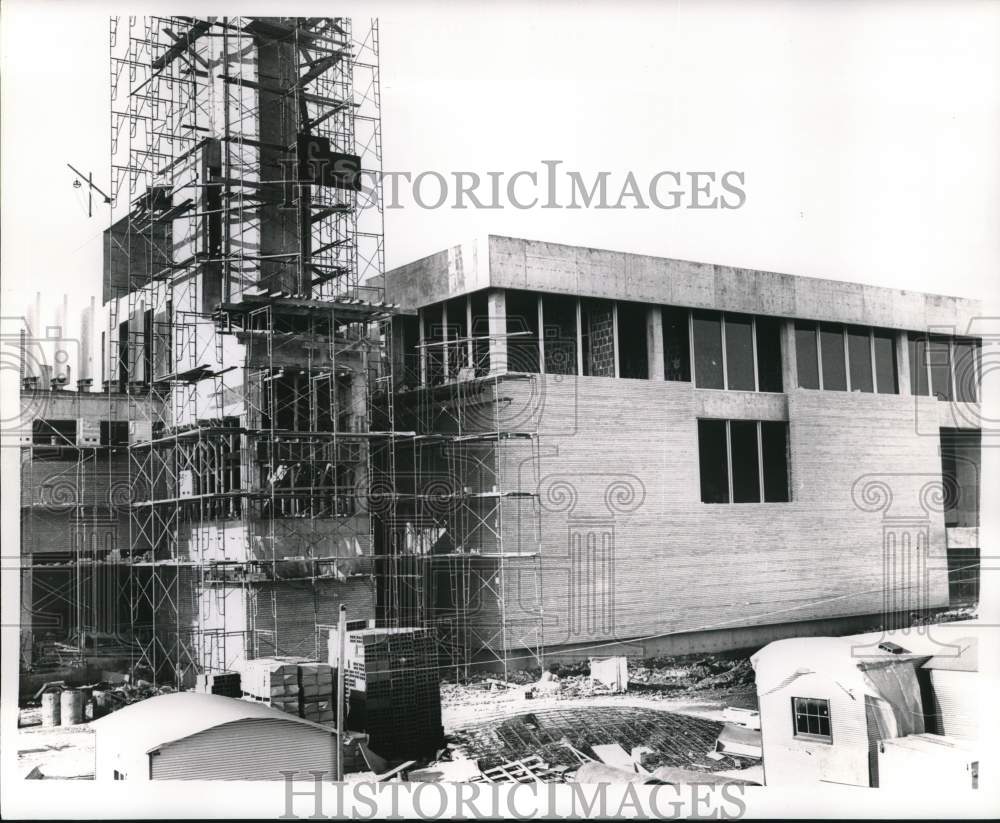 1967 Press Photo Times-Picayune Publishing Corp. building in construction- Historic Images