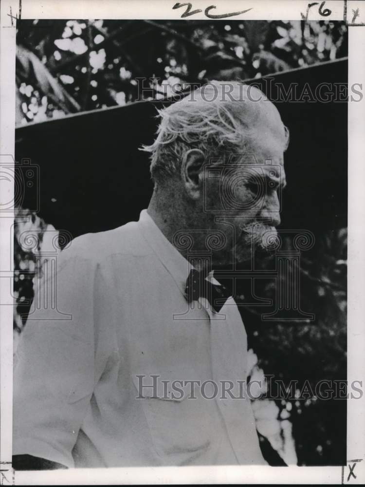 1962 Press Photo Doctor Albert Schweitzer, humanist - noc79368