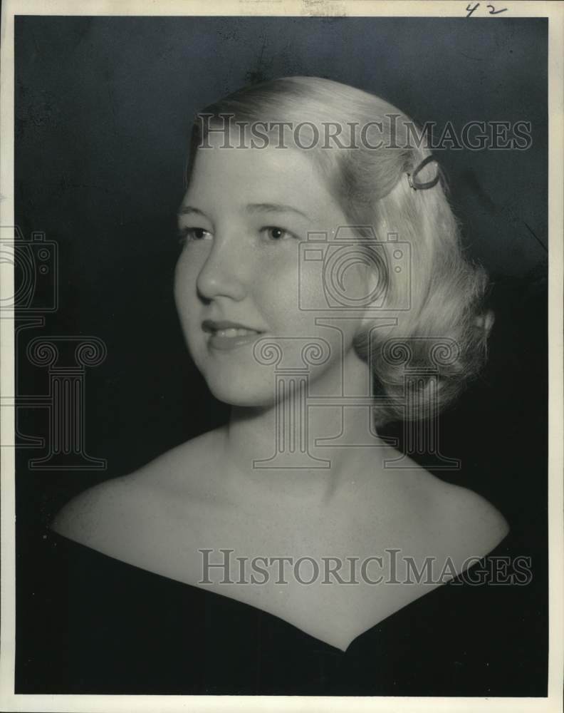 1956 Press Photo Miss Betty Alma Trihe photo portrait - noc83815- Historic Images