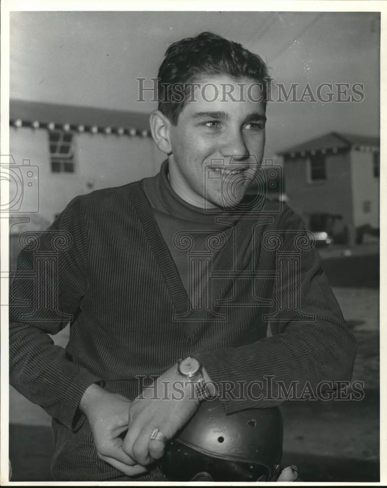 1967 Press Photo Jockey Steve Theoll, Leading apprentice at Rockingham Park- Historic Images