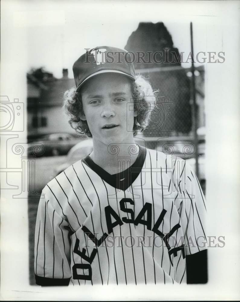 1976 Press Photo Kevin Thomas, De La Salle baseball player - noc89354- Historic Images