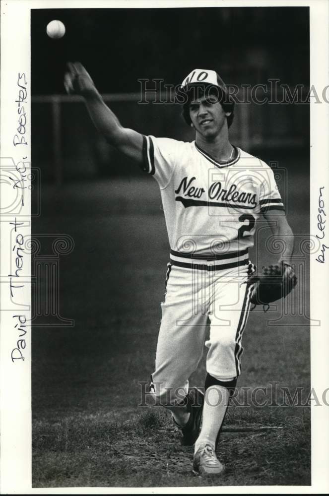 1983 Press Photo Baseball player Dave Theriot of New Orleans - noc89370- Historic Images