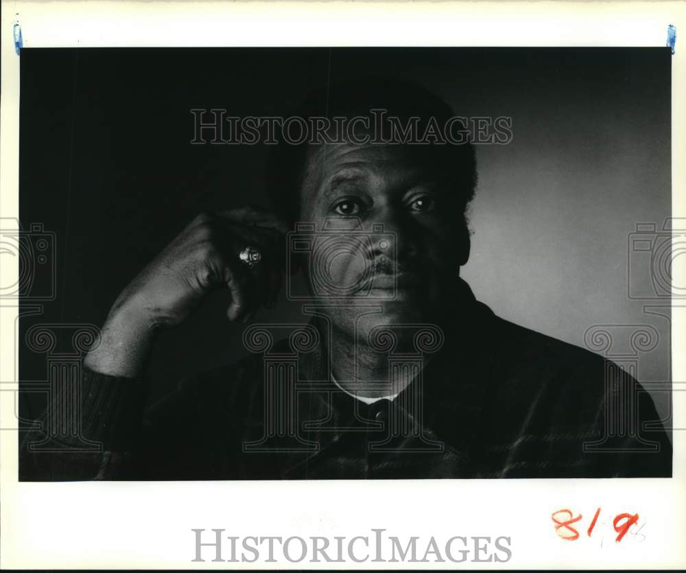 1989 Press Photo Former NFL star Rosey Taylor - noc90036- Historic Images