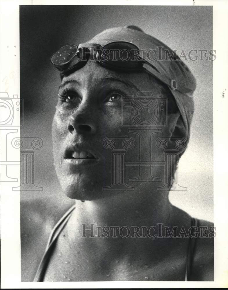 1983 Press Photo Jocelyn Thomas, Tulane University record-holding swimmer- Historic Images