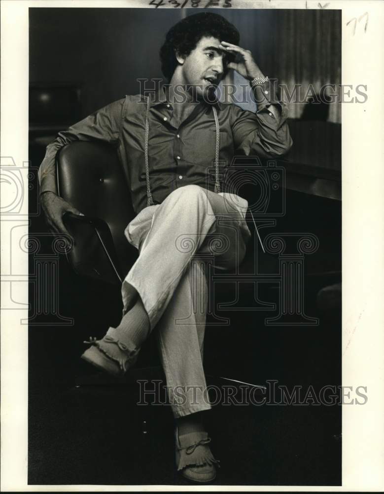 1979 Press Photo Jay Thomas, co-stars in "Mork and Mindy" - noc90991- Historic Images