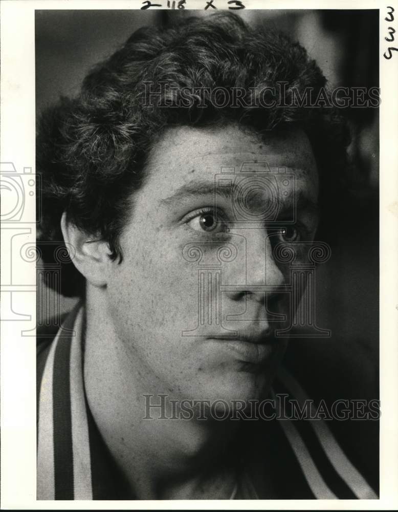 1981 Press Photo Ganus High School basketball player Bobby Thompson - noc92880- Historic Images