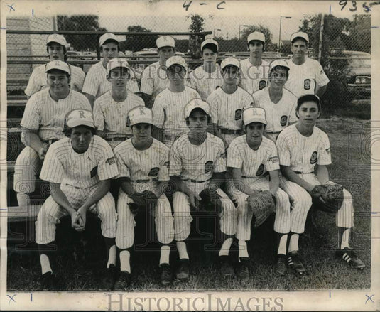 1972 Press Photo TAC Amusements, winner American Legion baseball championship- Historic Images