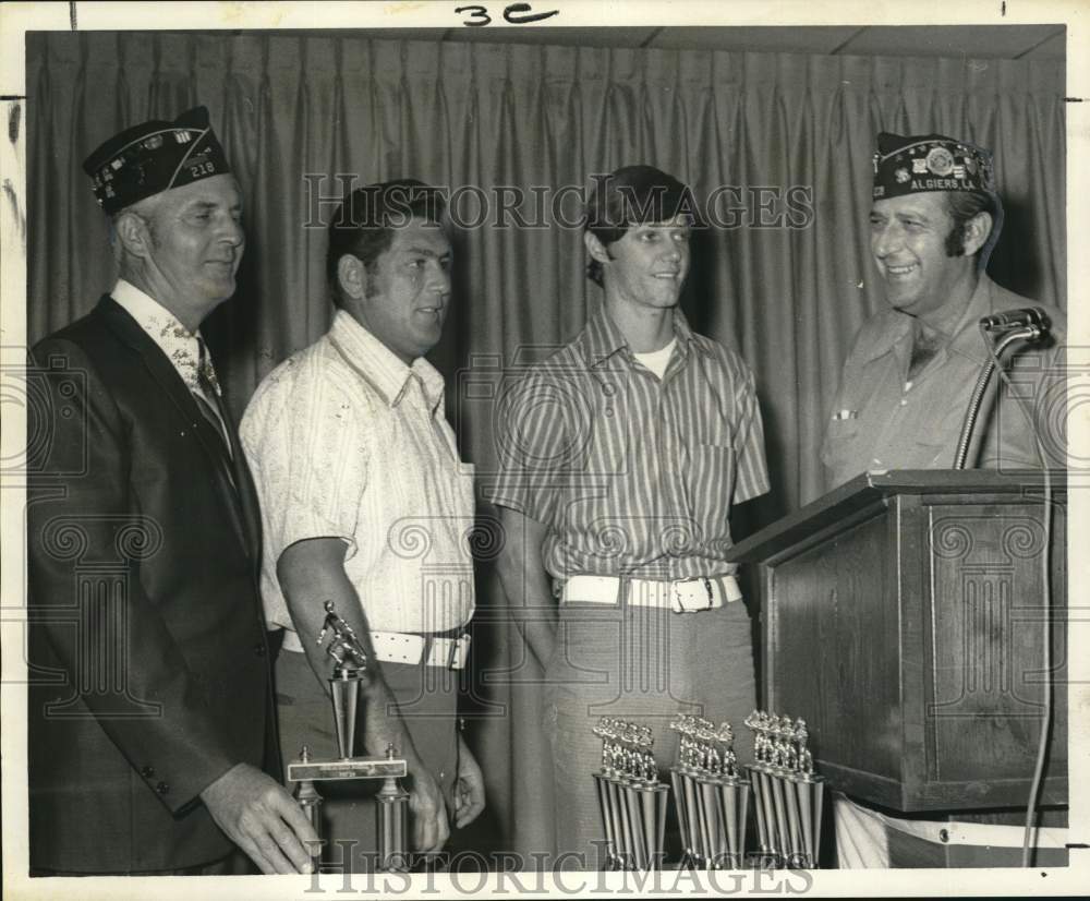 1971 Press Photo Honorees during baseball awards program by American Legion- Historic Images