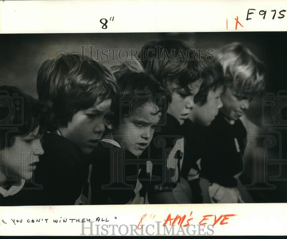 1980 Press Photo Football young players at game at Terrytown Recreation Center- Historic Images