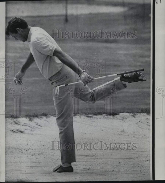 1968 Press Photo Golf player Doug Sanders at the Greater New Orleans Open- Historic Images