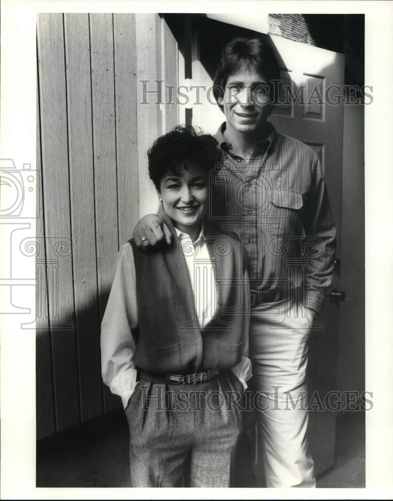 1984 Press Photo Richard and Lulu Todd at their home in Jericho, New York- Historic Images