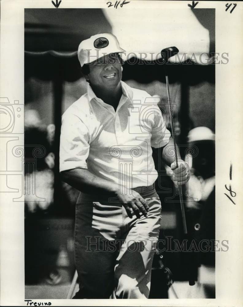 1978 Press Photo Golf player Lee Trevino during tournament- Historic Images