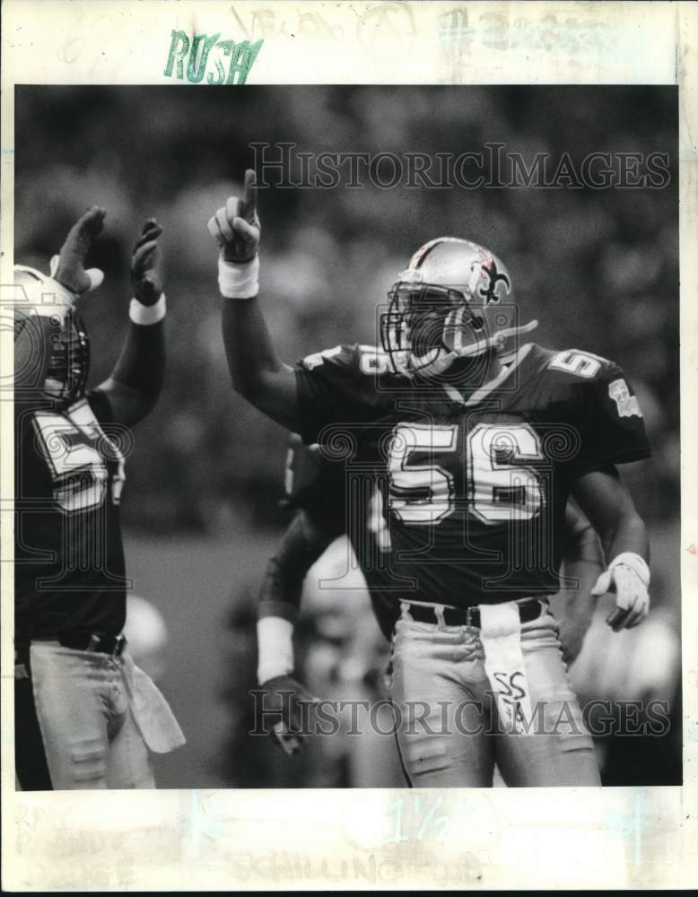 1989 Press Photo Pat Swilling, football player- Historic Images