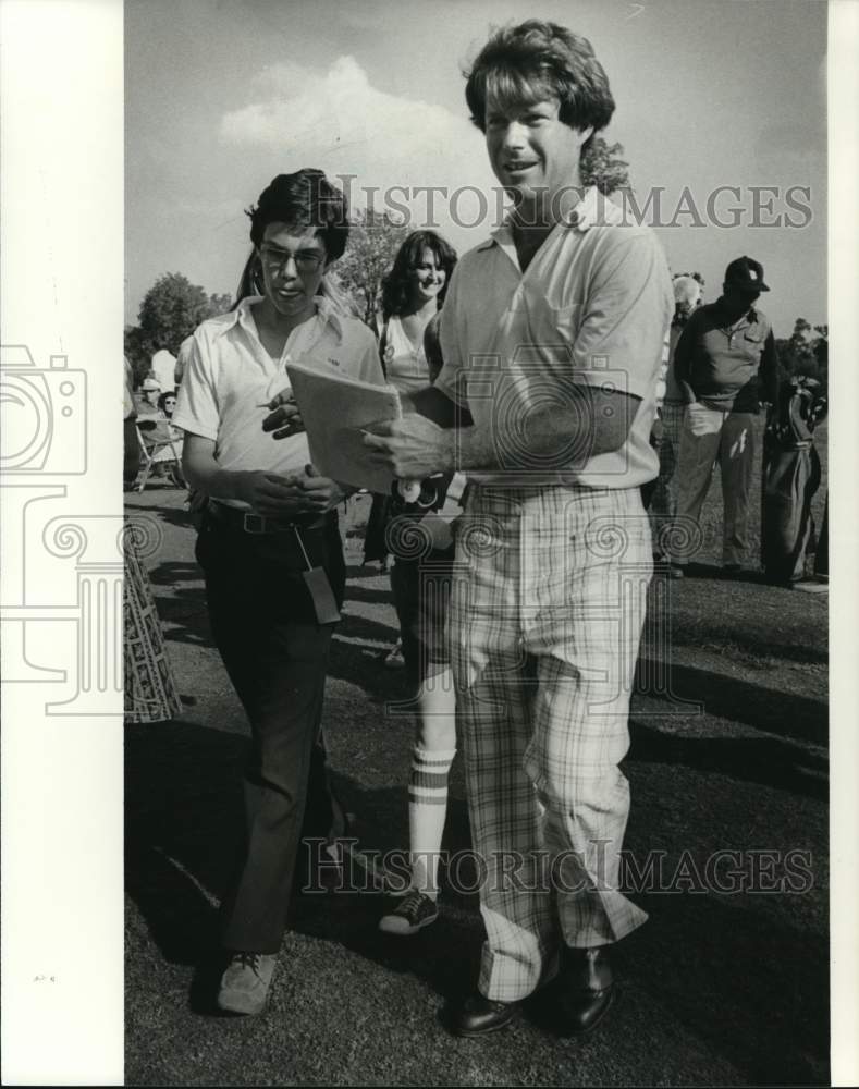 1979 Press Photo Golf player Tom Watson at tournament`- Historic Images