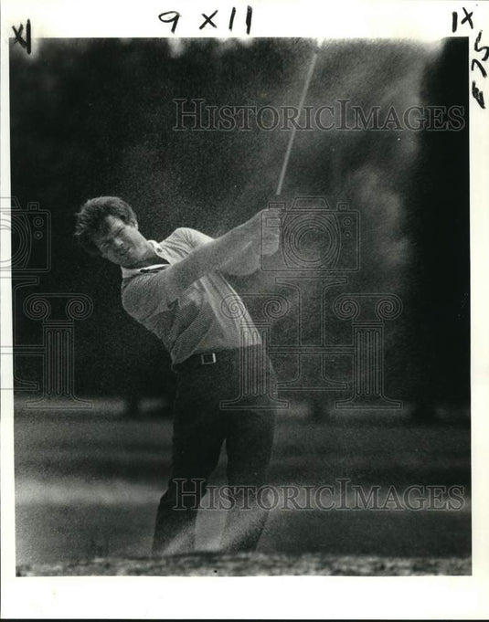 1981 Press Photo Golf player Tom Watson plays at Lakewood- Historic Images
