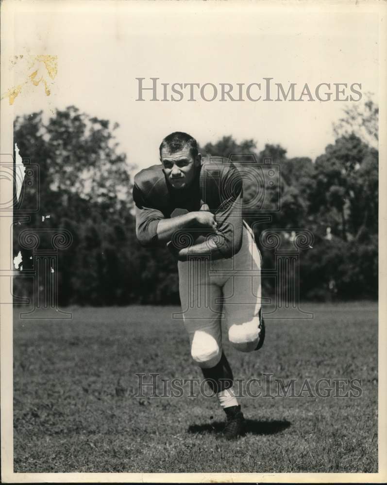 1980 Press Photo Football halfback Bill Svoboda of Tulane- Historic Images