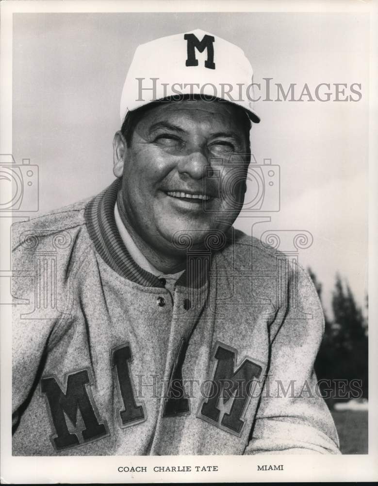 1967 Press Photo Football Charlie Tate of Miami- Historic Images