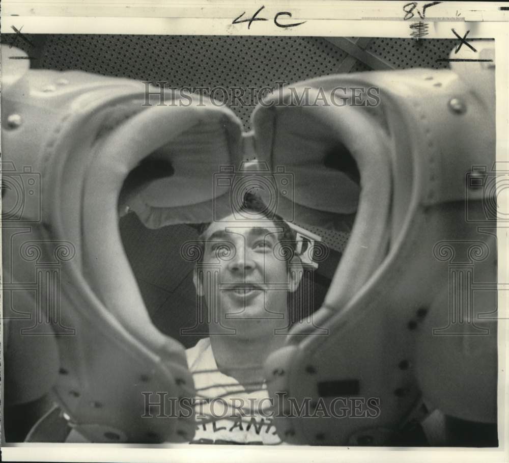 1972 Press Photo John Zook, Defensive End of Atlanta Falcons Football Team- Historic Images