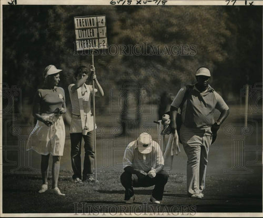 1978 Press Photo Golfer Lee Trevino during NBC New Orleans Open at Lakewood- Historic Images