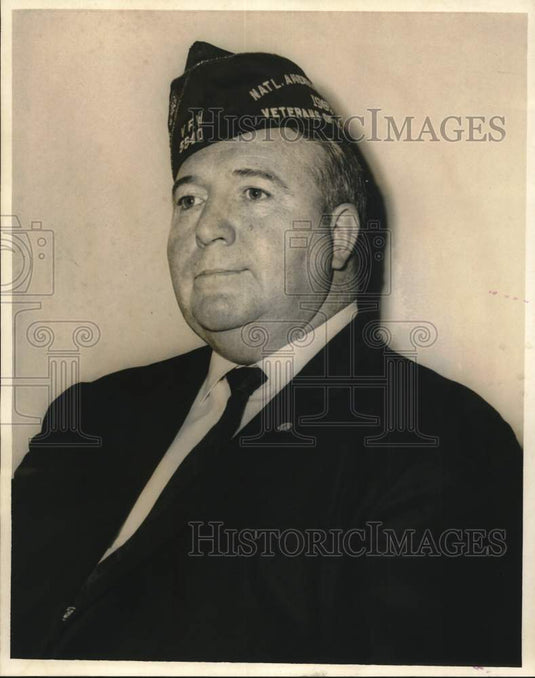 1967 Press Photo Weldon M. Talley of Metairie, VFW Metry Post 6640. - nod03877
