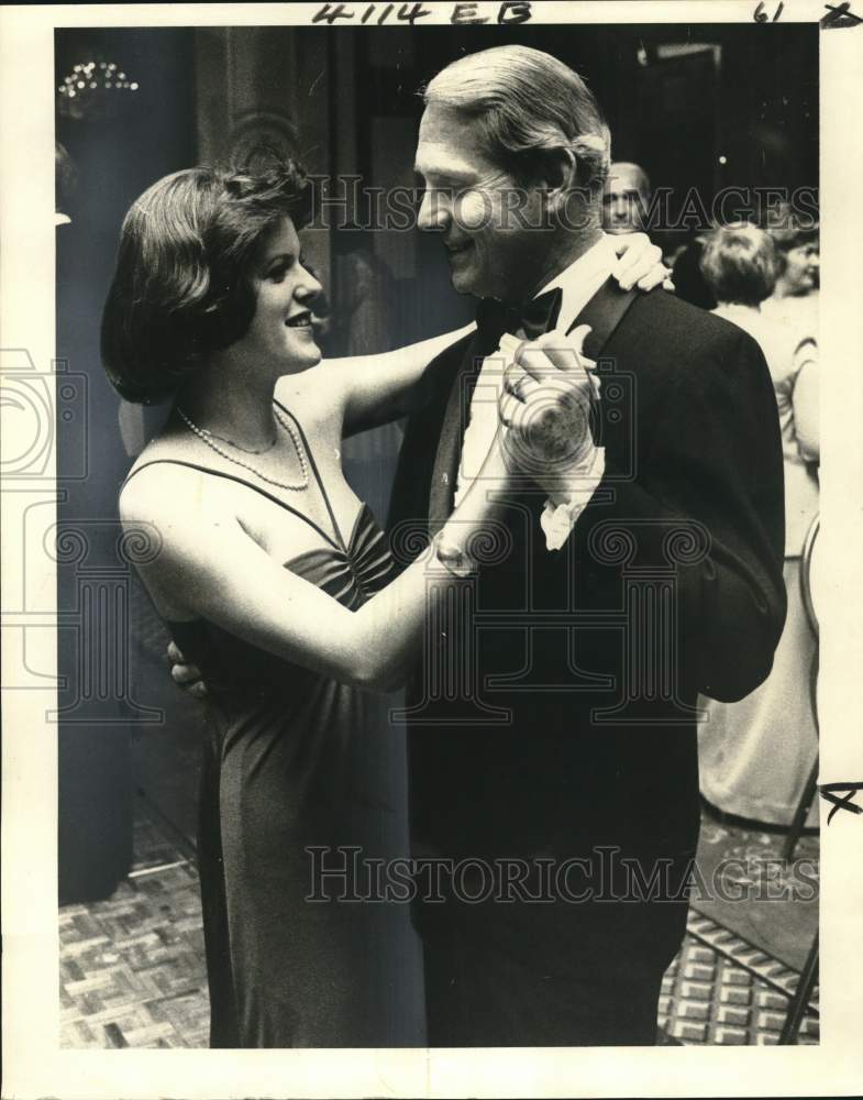 1977 Press Photo Georgia Treen dances with Congressman David Treen- Historic Images