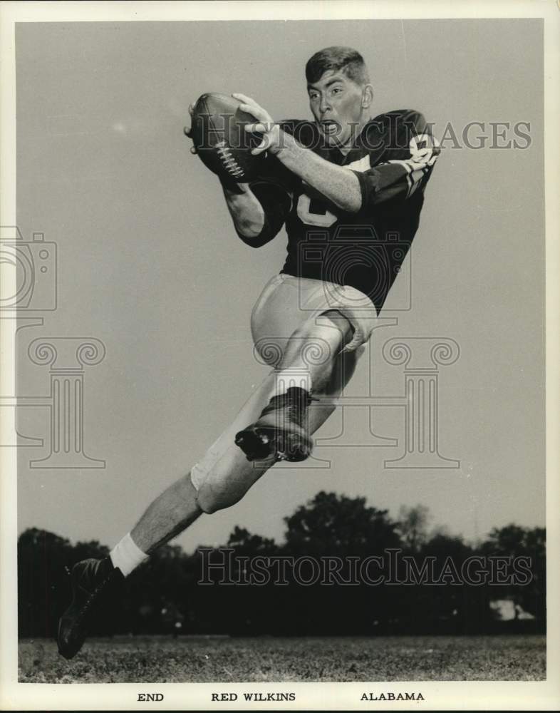 1964 Press Photo Red Wilkins, Alabama Football End- Historic Images