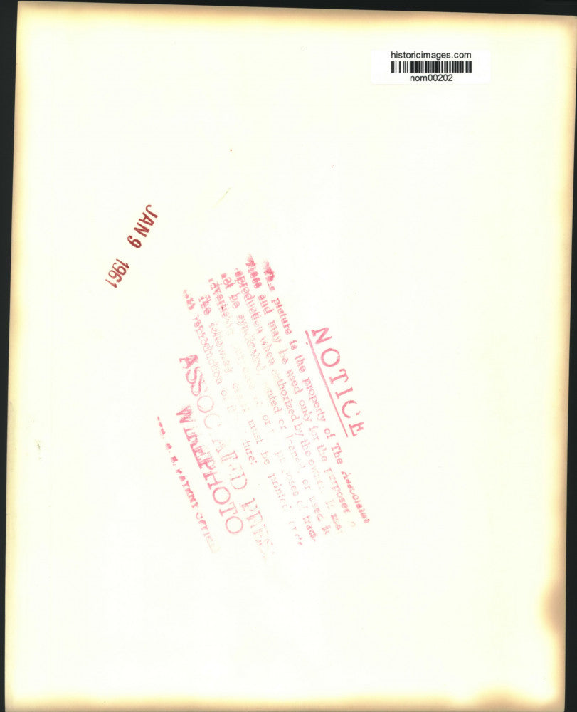 1961 Press Photo Marine looks atop "Suicide Hill" at Guantanamo Bay, Cuba