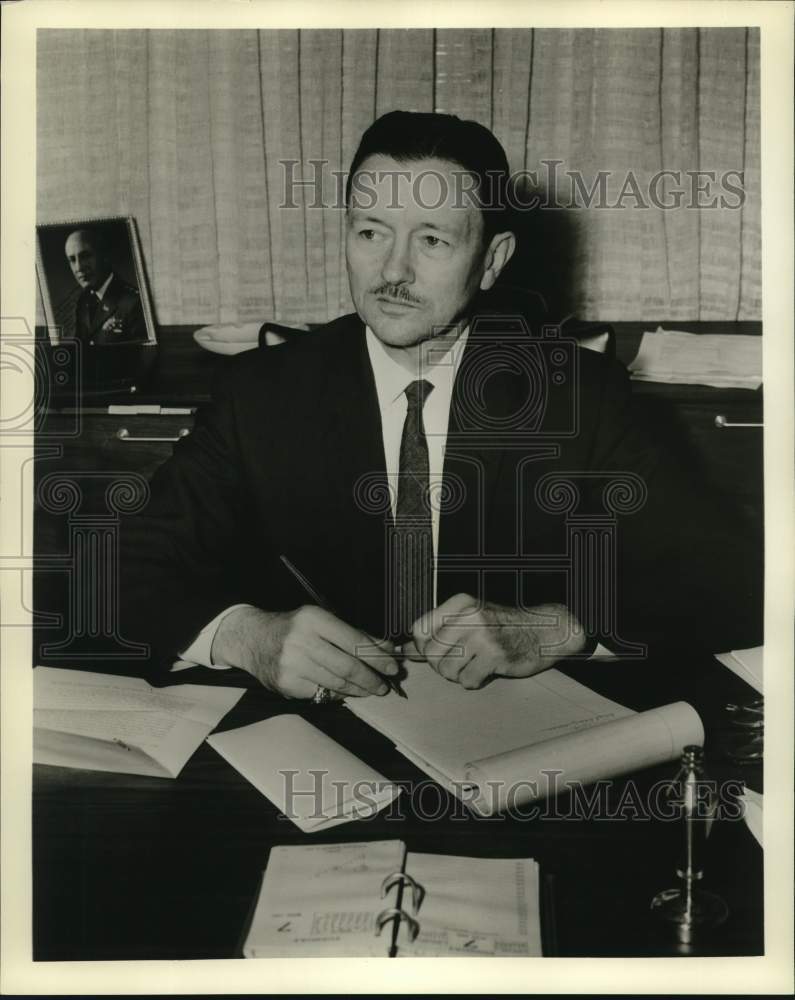 1961 Press Photo New York&#39;s World&#39;s Fair Chief Engineer Brig. General W. Whipple