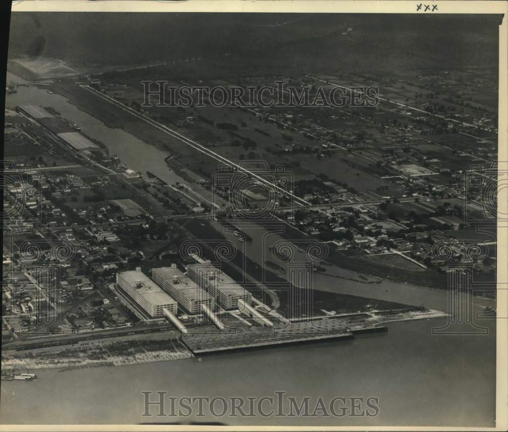 Press Photo Army Supply Base at New Orleans, Louisiana - nom07025