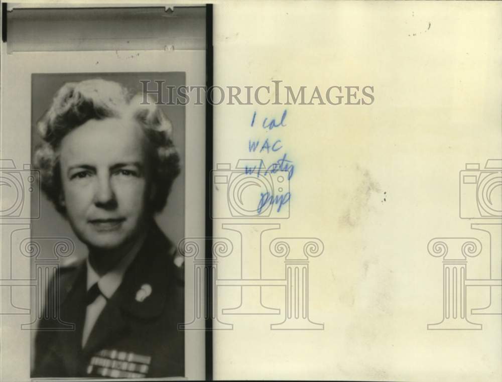 1966 Press Photo Army Lieutenant Colonel Elizabeth Hoisington, Newton, Kansas