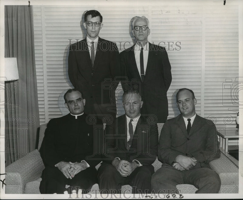 Load image into Gallery viewer, 1962 Press Photo Officers of Holy Name Society of St. Andrew the Apostle Church
