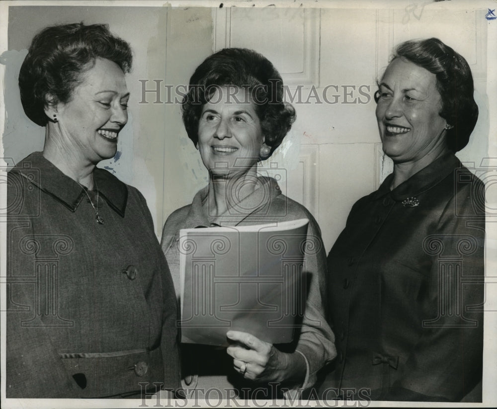 1966 Press Photo Louisiana Daughters of the American Revolution Society officers