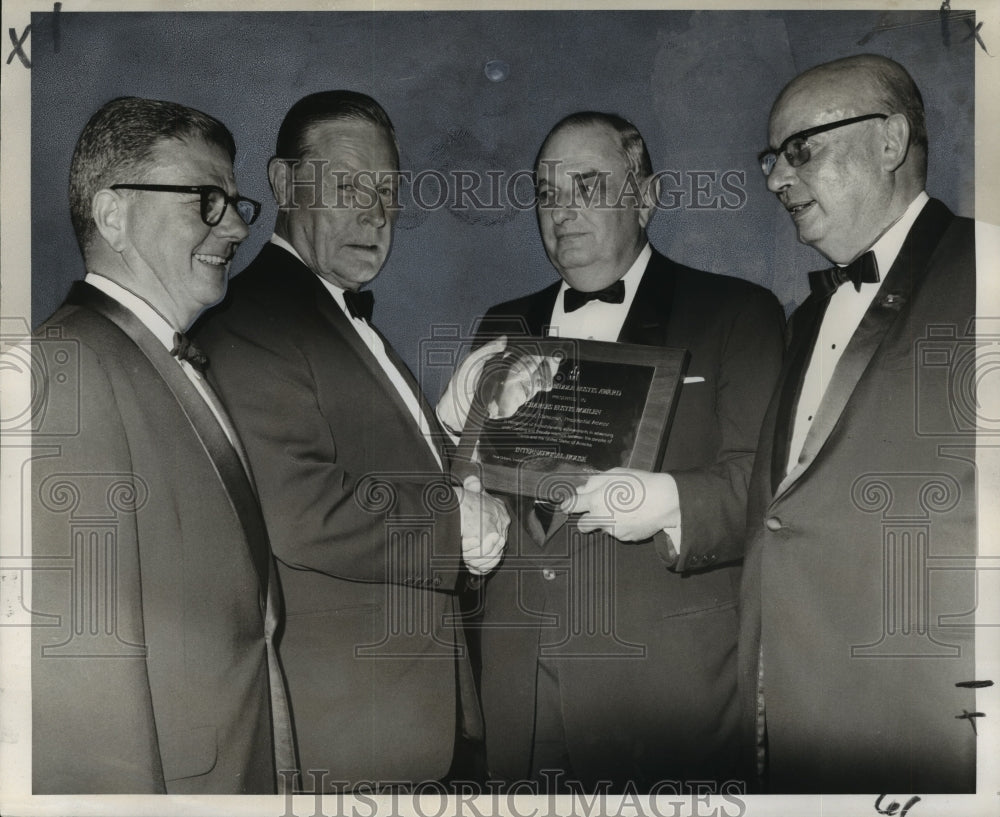 1968 Press Photo Diplomat Charles Bohlen Accepts James Biddle Eustis Award