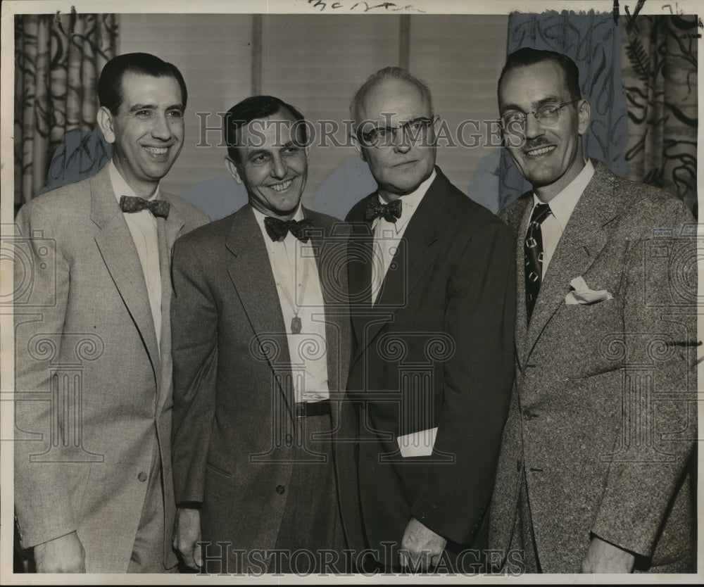 1954 Press Photo Professional Photographers Association of Louisiana officers
