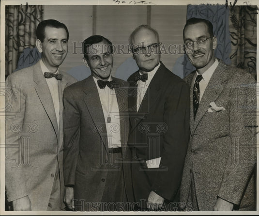 1954 Press Photo Professional Photographers Association of Louisiana officers