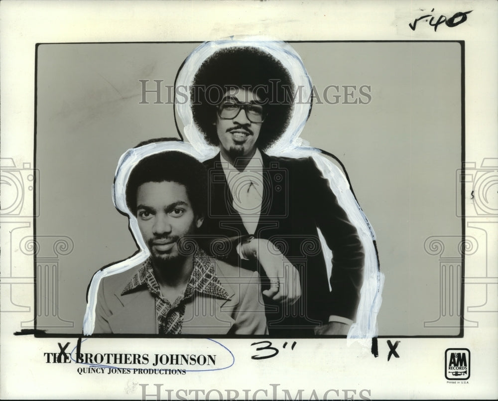 1980 Press Photo The Brothers Johnson- Historic Images