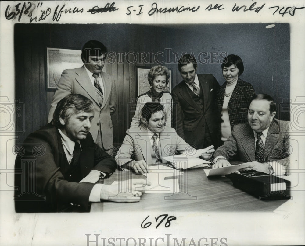 1978 Press Photo Officers of the New Orleans Underwriters Association- Historic Images