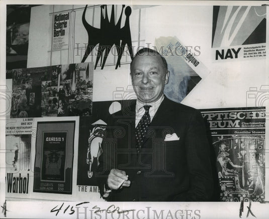 1970 Press Photo Peter Blake, editor of Architectural Forum magazine- Historic Images
