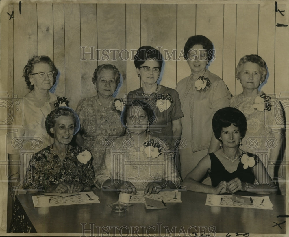 1968 Press Photo Ladies' Auxiliary to the Westwego Volunteer Fire Co. officers