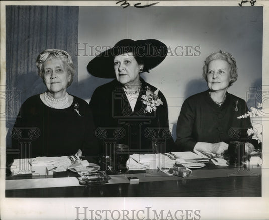 1962 Press Photo The annual winter luncheon of the Dames at the Orleans Club