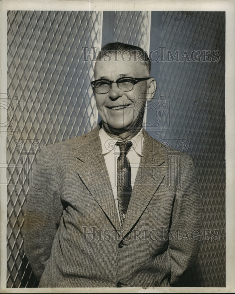 1959 Press Photo Henry Boh, President, Construction Industry Association