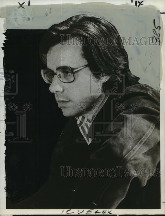 Press Photo Peter Bogdanovich on "The Tonight Show" - noo00652- Historic Images