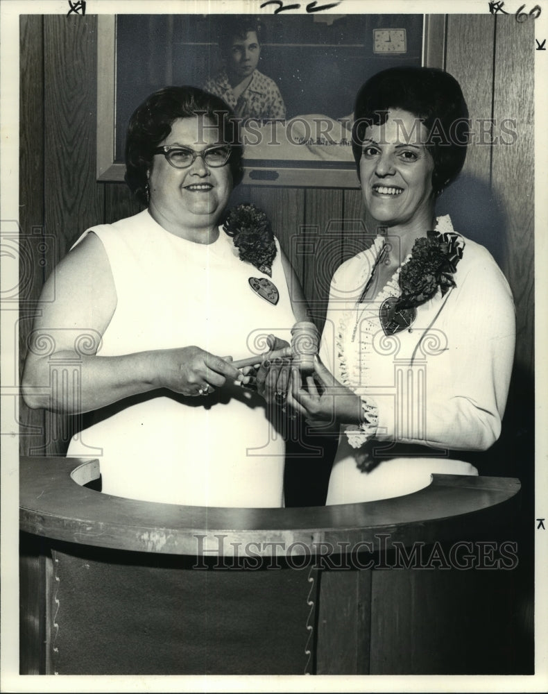 1975 Press Photo Officers of Women of the Moose, Harvey Chapter 894- Historic Images