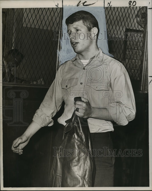 1964 Press Photo Crimes - Leverette L. Bogle Jr. of Behrman High Arrested