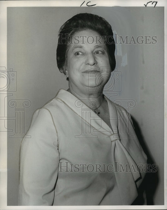 1969 Press Photo Mrs. Joseph Bowen, president of Women's Interfaith Council