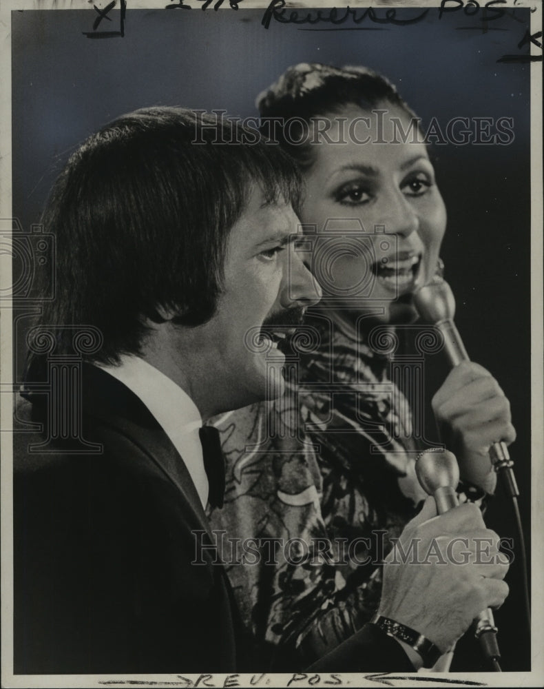 1976 Press Photo Sonny And Cher- Historic Images