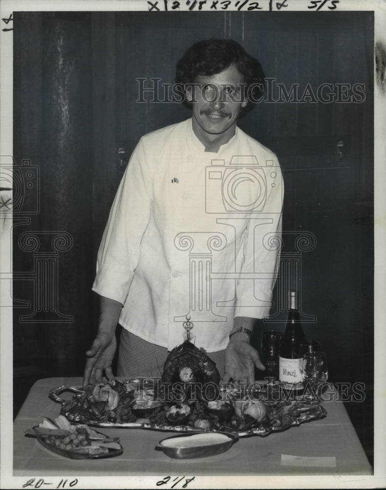 1977 Press Photo Daniel Bonnot, Chef- Historic Images