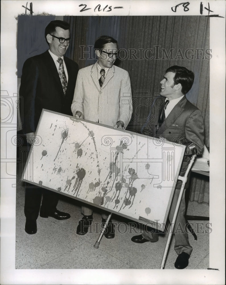 1971 Press Photo Event - Crippled Children&#39;s Hospital Cocktail Party Attendees- Historic Images